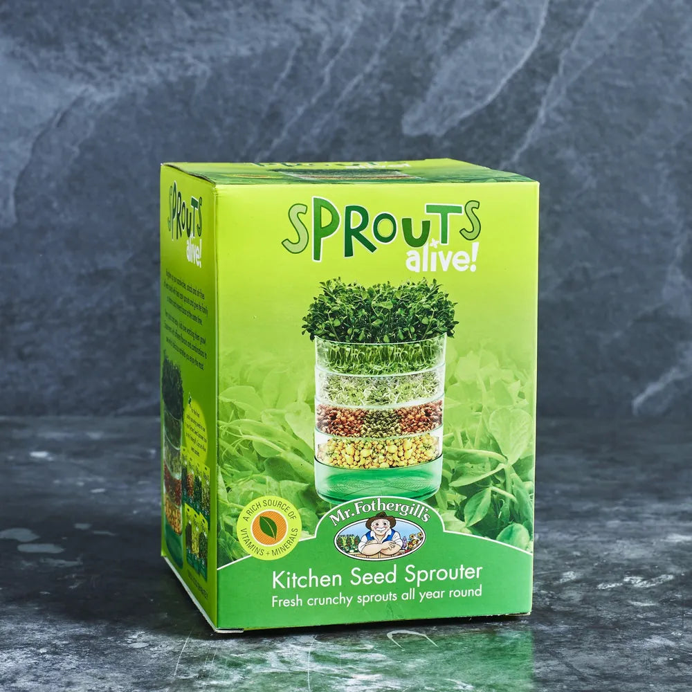 Mr Fothergill's 4-tray kitchen seed sprouter in retail box