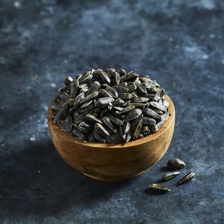 Black sunflower seeds