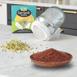 Broccoli sprouting kit with two glass jars and 1kg of broccoli seeds