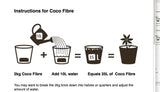 Coco fibre growing medium preparation instructions