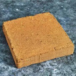 Compressed coco fibre coir block growing medium