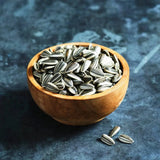 Organic grey striped sunflower seeds