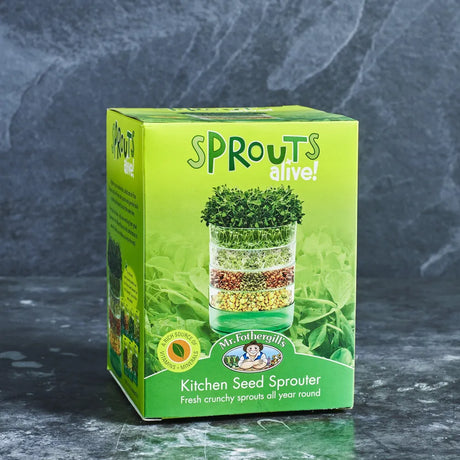 Mr Fothergill's 4-tray kitchen seed sprouter in retail box