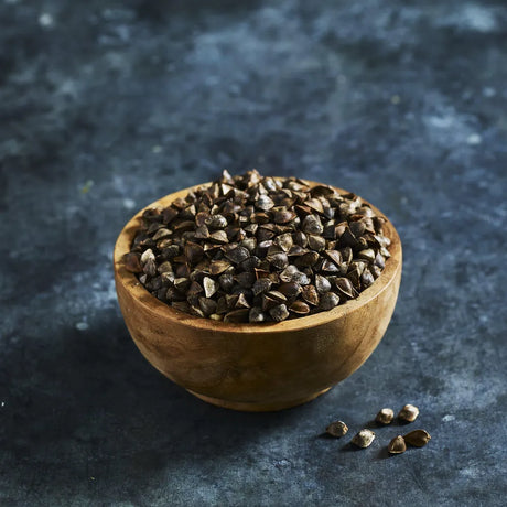 Unhulled whole buckwheat seeds for growing microgreens