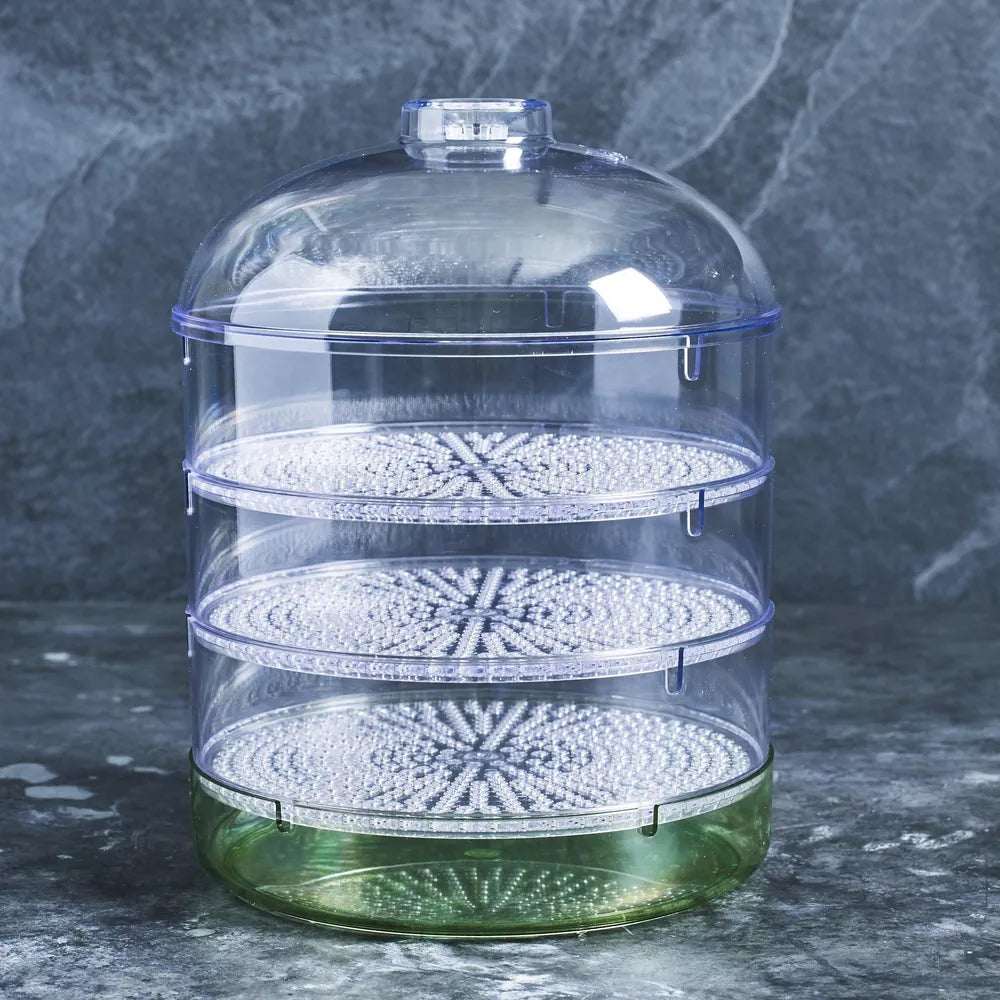 BioSnacky 3-tier dome seed sprouter assembled